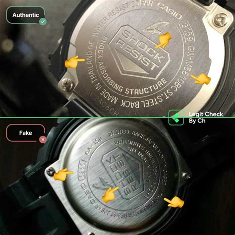 original vs fake casio watch|casio watch authenticity check.